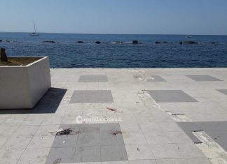 Caduta nel vuoto a Gallipoli, la protesta di un ex parlamentare