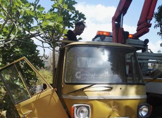 Violento schianto tra auto ed Ape, anziano contadino muore nel pomeriggio in ospedale