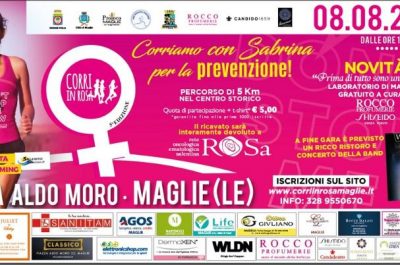 Maglie, tutto pronto per la V edizione della "Corri in Rosa" - Corriere Salentino