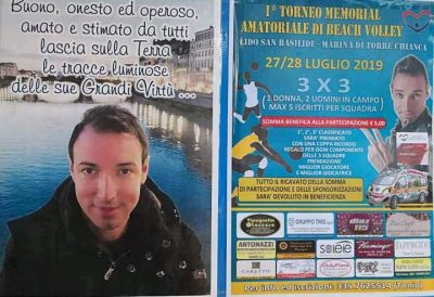 Sport e beneficenza: un torneo di beach volley per ricordare l'amico dj Osvaldo Dell'Anna - Corriere Salentino