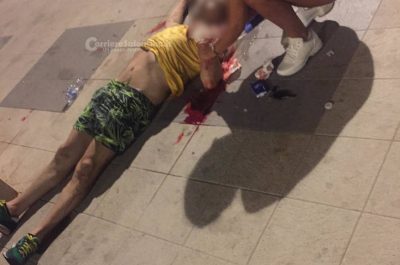 Tragedia sfiorata sul lungomare di Gallipoli: cade tra due scogli acuminati, poi sbatte la testa e sviene - Corriere Salentino