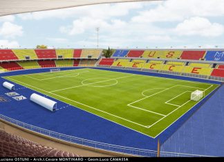 Restyling Via del Mare, capienza 31559 spettatori