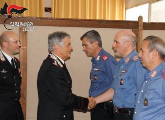 Il Generale Vittorio Tomasone in visita al Comando Provinciale dei Carabinieri di Lecce
