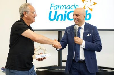 Julio Velasco nel centro di formazione delle farmacie UniClub a Maglie - Corriere Salentino