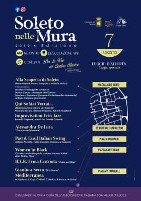 Torna per il sesto anno consecutivo Soleto nelle Mura, l’evento che racconta storia e tradizioni dell’entroterra - Corriere Salentino