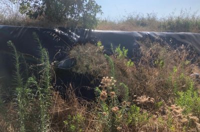 Discarica d’Aurio un anno dopo, guaina consumata, rifiuti ancora lì e abbandono - Corriere Salentino