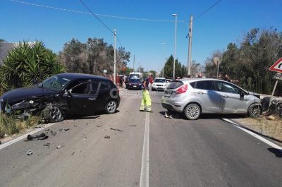 Violento schianto nel basso Salento, tre feriti: "codice rosso" per uno degli occupanti - Corriere Salentino