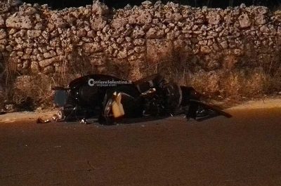Tremendo schianto tra auto e scooter nel Capo di Leuca, muore 28enne - Corriere Salentino