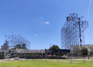 Notte della Taranta, iniziati i lavori del mega palco del concertone di Melpignano