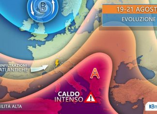 3Bmeteo.com: “Nuova ondata di caldo africano in arrivo: picchi di 34°C“