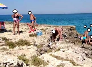 Colpi di piccone sulla scogliera per costruirsi una passerella, nei guai 83enne