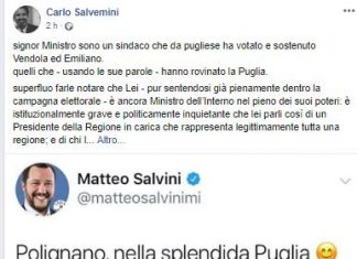 Salvemini difende Emiliano contro gli attacchi di Salvini: “Lavoriamo per mandarla a casa”