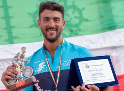 Da Milano a Lecce in bicicletta, festa grande a Borgagne per Andrea De Carlo - Corriere Salentino