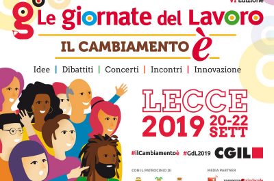 Giornate del Lavoro al via il 20 settembre a Lecce: c'è anche il premier Conte - Corriere Salentino
