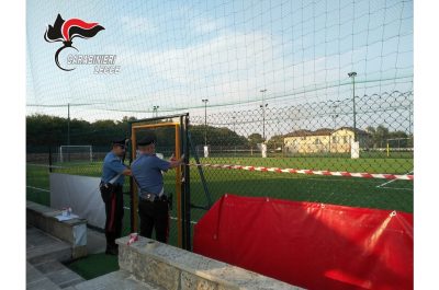 Lavori abusivi all'interno di un impianto sportivo, scattano sequestro e denuncia - Corriere Salentino