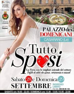 Tutto Sposi, il meglio per il matrimonio è a Casarano il 28 e 29 settembre - Corriere Salentino