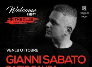 Welcome Friday Gianni Sabato all’Ego’s