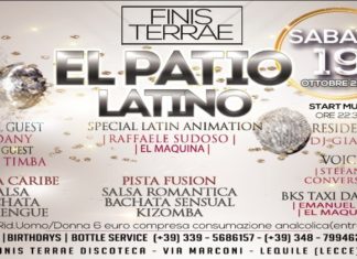Sabato ☆el Patio Latino☆Finis Terrae