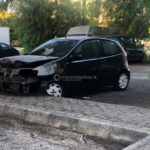 "Notte rovente" in via Pistoia, le fiamme colpiscono l'auto di una residente: si indaga sulle cause - Corriere Salentino