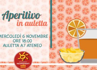 Mercoledì L’aperitivo universitario: in auletta