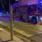 Divampa un incendio all'esterno del negozio, le fiamme raggiungono i balconi delle case: danni e paura - Corriere Salentino