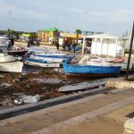 Tromba d'aria sul litorale ionico: barche spazzate via dal vento, distrutti muretti, lidi e ristoranti - Corriere Salentino