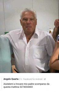 Anziano scompare nel nulla, ricerche a lieto fine: rintracciato grazie al piccolo Andrea - Corriere Salentino