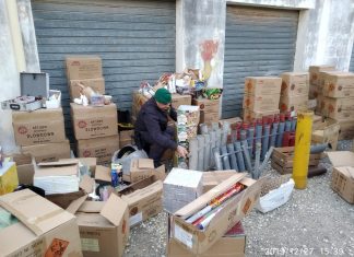 Blitz contro i fuochi pirotecnici illegali, sequestrata oltre una tonnellata e mezza di botti proibiti