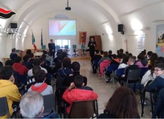“Cultura della legalità”, proseguono gli incontri dei carabinieri con gli alunni delle scuole salentine