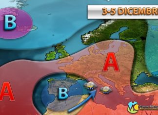 Torna il maltempo in Italia, ma il freddo è ancora latitante