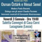 Lucugnano, Casa Comi ospita l’incontro con i poeti turchi Osman Ozturk e Mesut Senol - Corriere Salentino