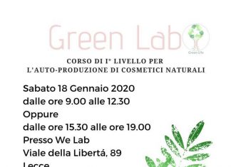 A Lecce il workshop per l’auto produzione di cosmetici naturali con “Green Life”
