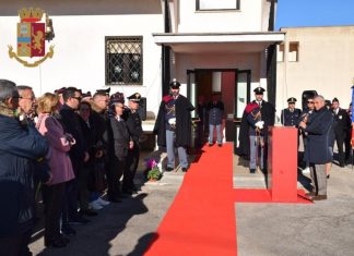 Taurisano: una targa in ricordo del Sovrintendente Capo della Polizia di Stato Vito Coluccia