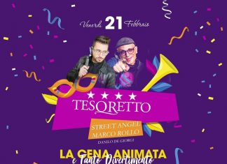 Venerdì La cena animata al Tesoretto