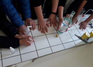 Manca l’amuchina in farmacia? Niente paura, la fanno a scuola, al Galilei Costa Scarambone