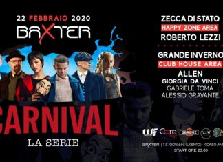 Sabato Carnival party Baxter