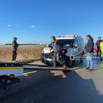 Il serbatoio si stacca dal furgone, un altro mezzo lo colpisce: sversati in strada 2 quintali di carburante - Corriere Salentino