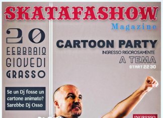 Giovedì grasso Skatafasow cartoon party