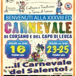 Tutto pronto per la XXXVIII edizione del «Carnevale di Corsano e del Capo di Leuca» - Corriere Salentino