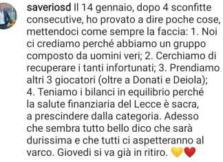 Saverio Sticchi Damiani: “Giovedì tutti in ritiro!”