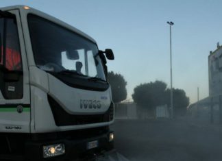 Coronavirus, a Lecce pulizia straordinaria della città