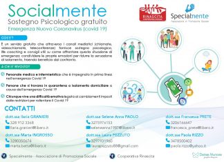 SocialMente: “Rinascita” offre sostegno psicologico gratuito
