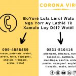 Coronavirus, le regole di prevenzione in inglese, francese, arabo, bambara, pasthu e wolof - Corriere Salentino