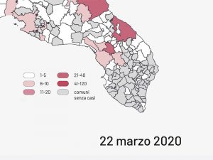 Covid-19, altri 17 contagi: 120 in totale. Primi casi accertati a Strudà, Novoli e Carpignano Salentino - Corriere Salentino