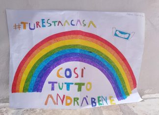 “Andrà tutto bene”: l’arcobaleno dei bambini rafforza la speranza