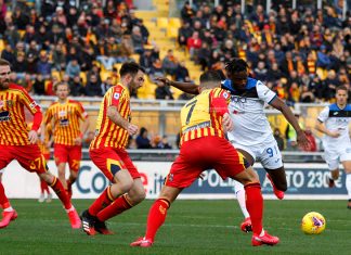L’Atalanta passeggia al Via del Mare, Lecce sconfitto 7 a 2