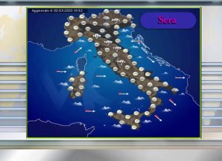 Le previsioni meteo di oggi 3 marzo 2020