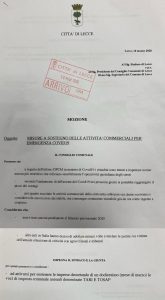 “Stop a TARI e TOSAP a marzo”: la proposta del centrodestra a Palazzo Carafa - Corriere Salentino