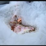 "Popolo del wedding abbandonato dallo Stato", stilista brucia per protesta gli abiti da sposa della sua collezione - Corriere Salentino