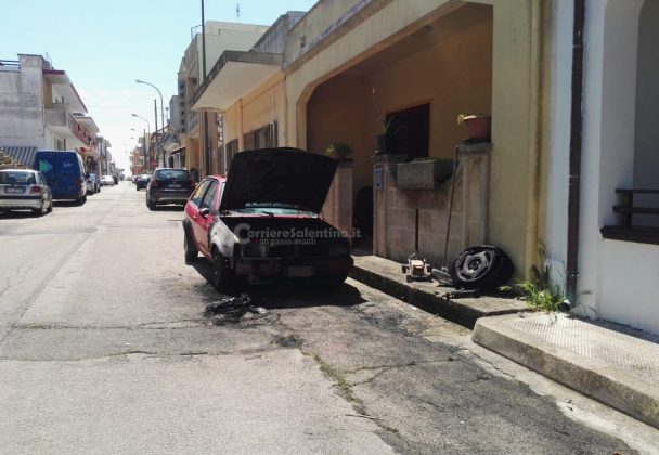 Raid incendiario contro l'auto di un meccanico, sul posto trovato e sequestrato un tappo "sospetto" - Corriere Salentino